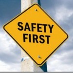 Vision Zero: Road sign reading Safety Fist