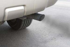 Exhaust emissions from a tailpipe