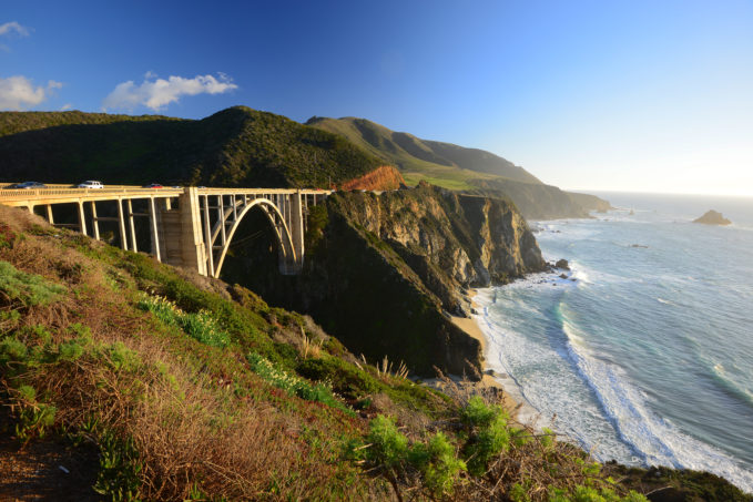 Bixby Bridge along Rte 1 California