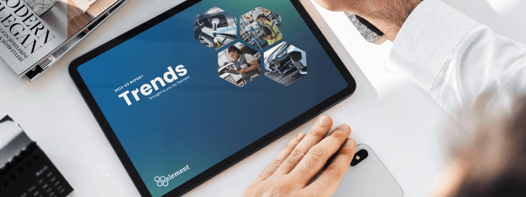 Trends Q3 Report by Element: Inflation & Supply Chain Woes Continue