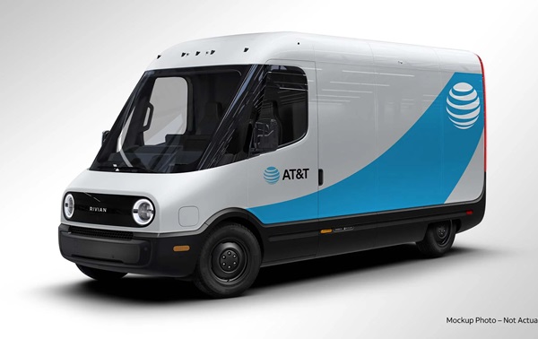 AT&T Partners With Rivian to Electrify its Commercial Fleet