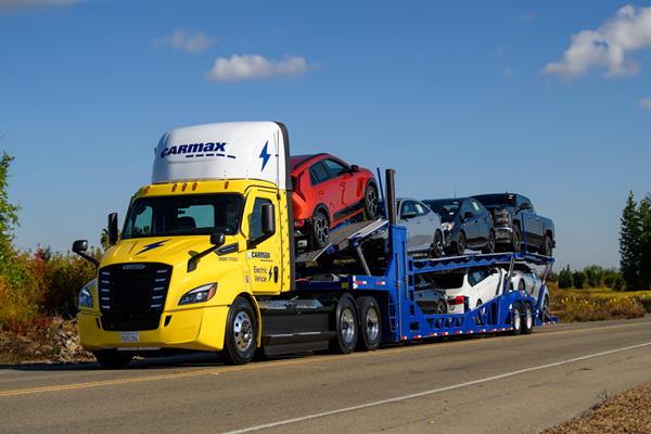 CarMax Introduces its First All-electric Semi-truck into Logistics Fleet