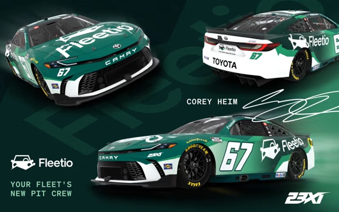 Fleetio Joins 23XI Racing as Primary Partner with Corey Heim for Coca-Cola 600