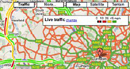 Google Maps "live" traffic