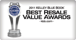 KBB Best Resale Value Award